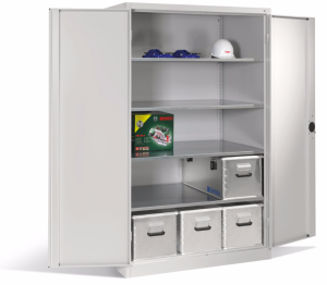 Głęboka, wzmocniona szafa metalowa 8934-052